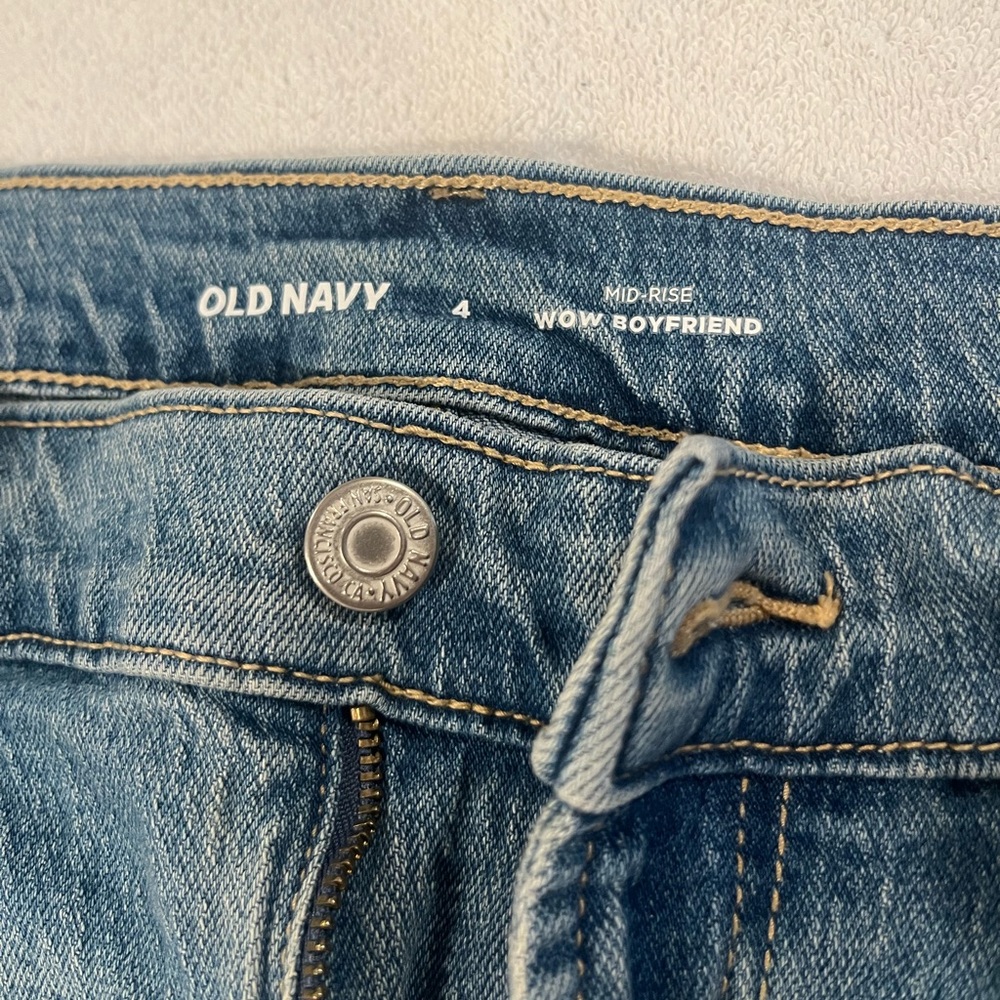 Old Navy Light Blue Boyfriend Jeans Midrise